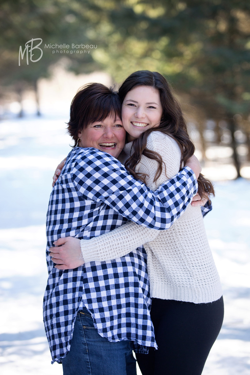 mother and teen daughter