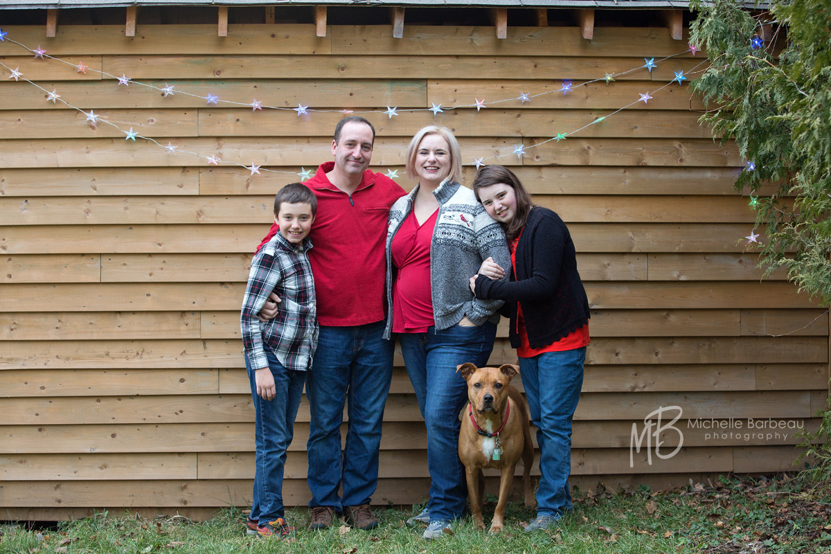 Kanata family of 4 with their dog