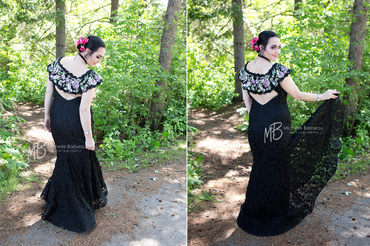 prom dress photography