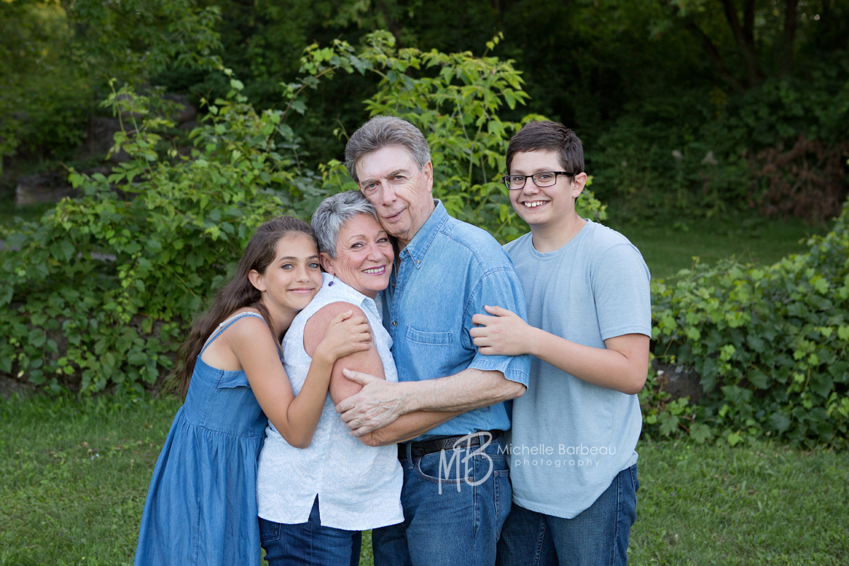 Grandparents with grandchildren