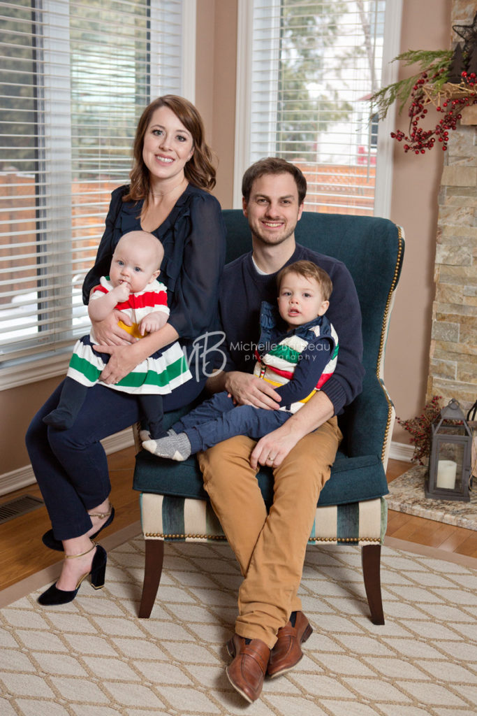 Kanata family of 4 - in home photo session