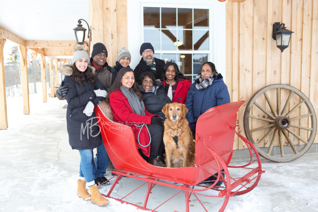 Christmas family photo session