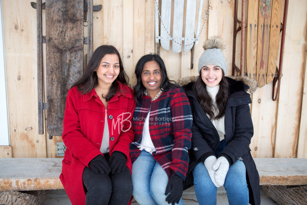 mother with daughters