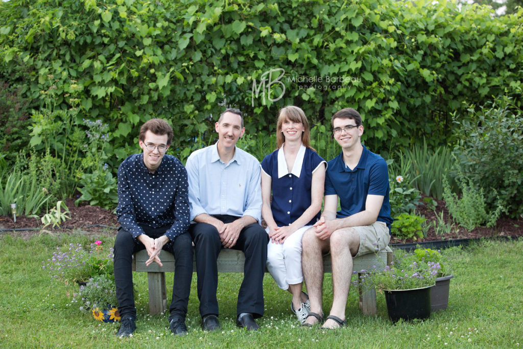 family with adult sons