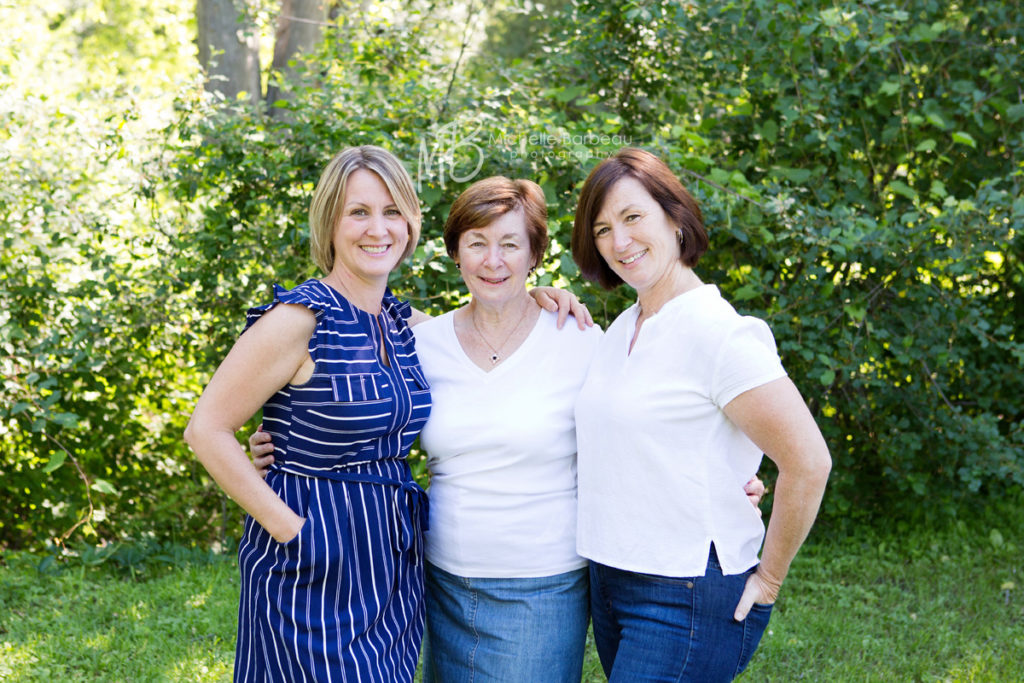 mother with adult daughters