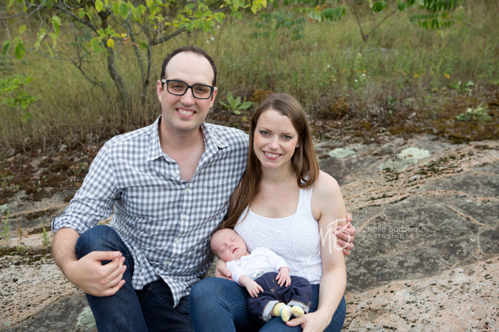 kanata couple with newborn