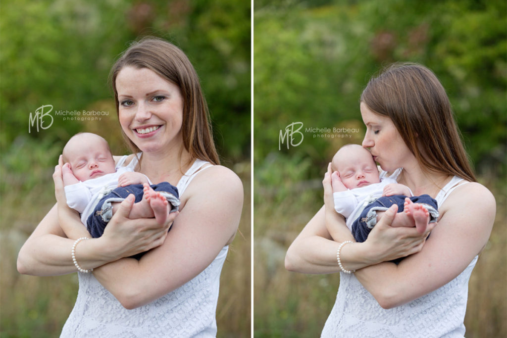 mother with newborn son